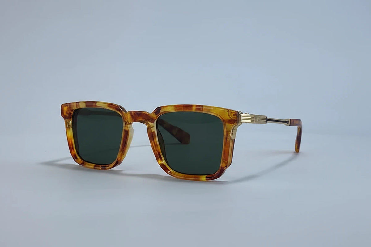 Polarized Retro Square Steampunk Sunglasses Men 2026 Luxury Brand Classic Driving Punk Sun Glasses For Male Travelling Shades
