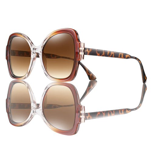Casual Sunglasses for Women Daily Wearing Retro Shaped Shades Fashion UV400 Protection with BOX