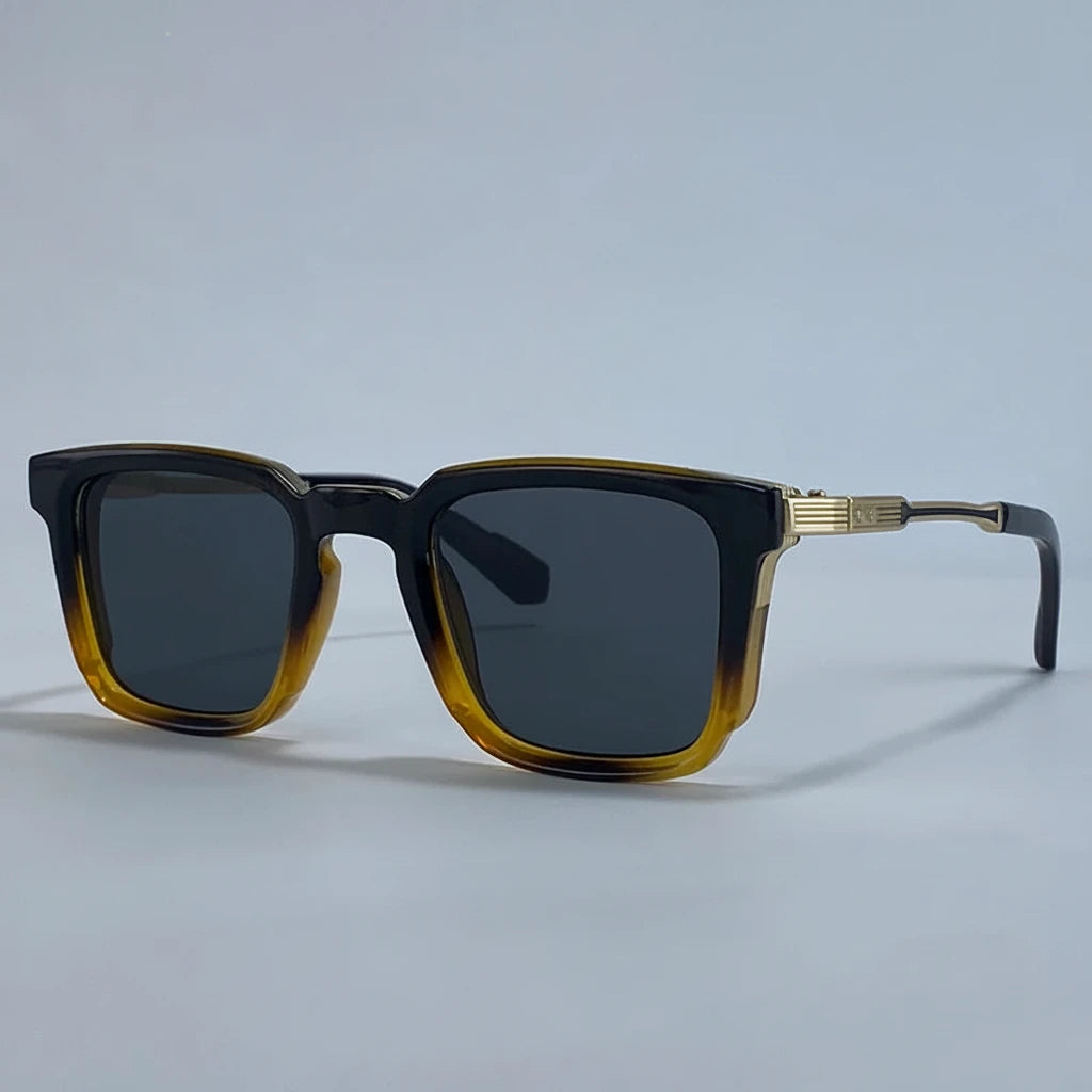 Polarized Retro Square Steampunk Sunglasses Men 2026 Luxury Brand Classic Driving Punk Sun Glasses For Male Travelling Shades