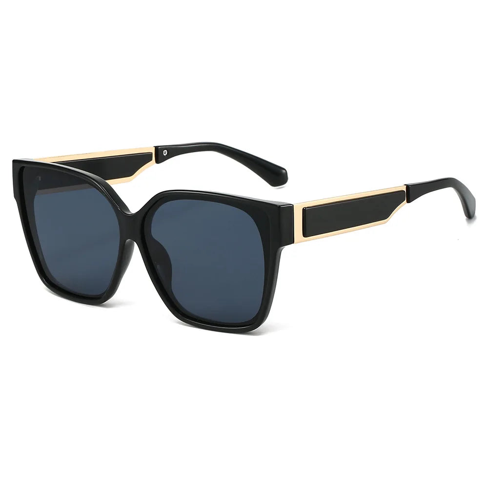 New Fashion Square Sunglasses Women Gradient Blue Shades UV400 Retro Men Trending Sun Glasses