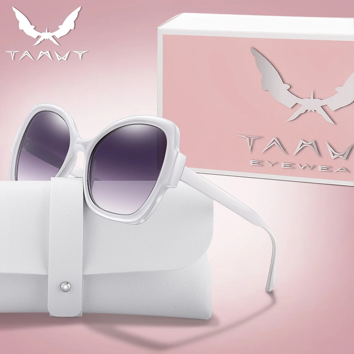 Casual Sunglasses for Women Daily Wearing Retro Shaped Shades Fashion UV400 Protection with BOX