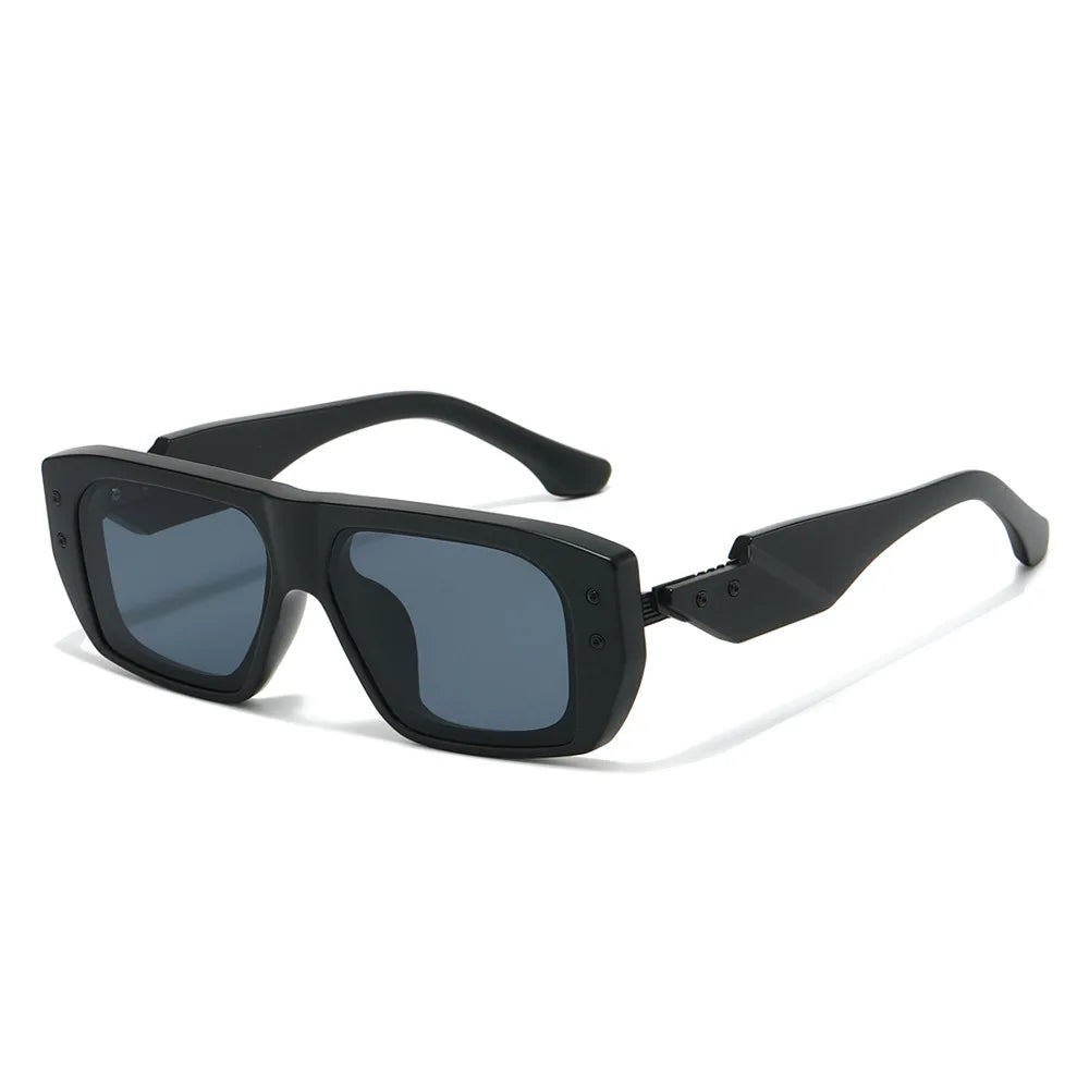 Luxury Square Sunglasses for Men Flat Top UV400 Sun Glasses Women Brand Designer Trendy Female Shades Anti Blue Light