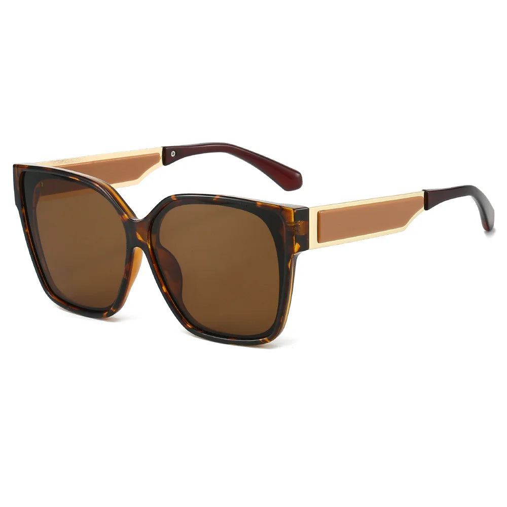 New Fashion Square Sunglasses Women Gradient Blue Shades UV400 Retro Men Trending Sun Glasses