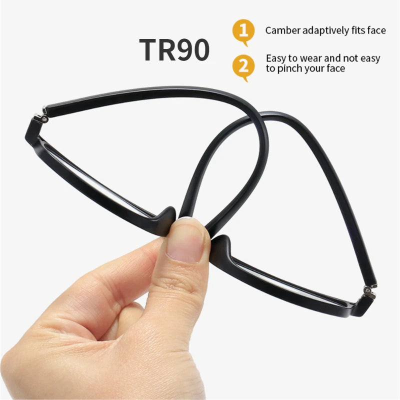 Progressive Multifocal Reading Glasses Men Women Presbyopic EyeGlasses with Diopter +1.5 To +3.5 Anti Blue Light Eyewear
