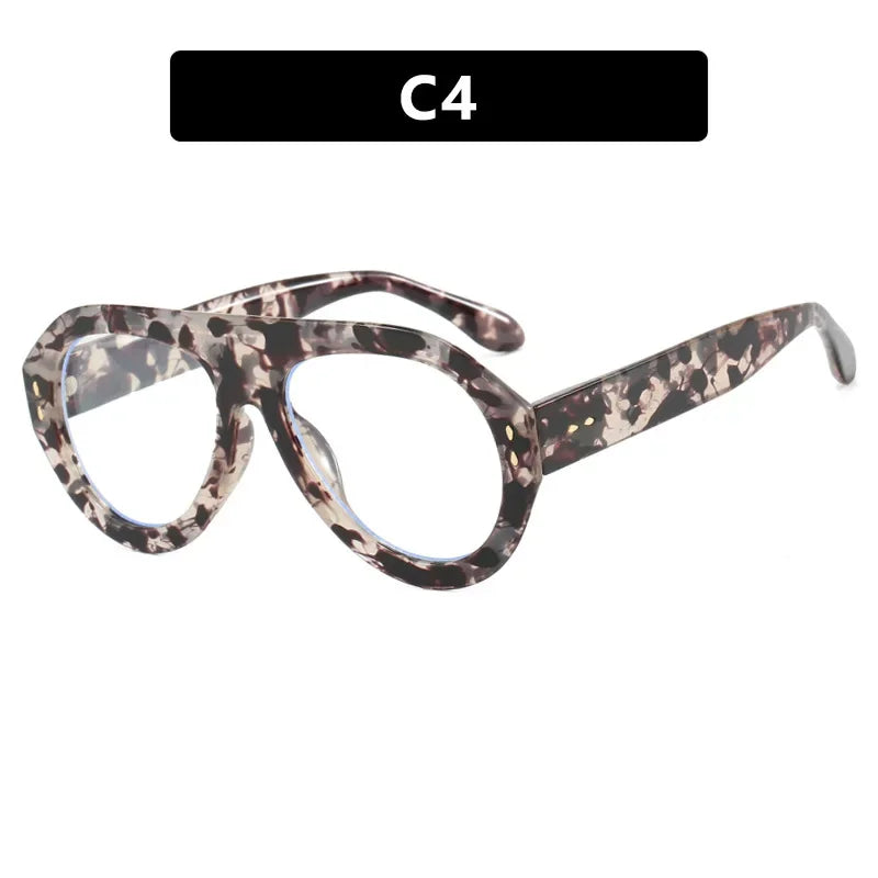 Oversized Popular Fashion Pilot Women Sunglasses Retro Red Shades UV400 Men Trending Wide Legs Sun Glasses