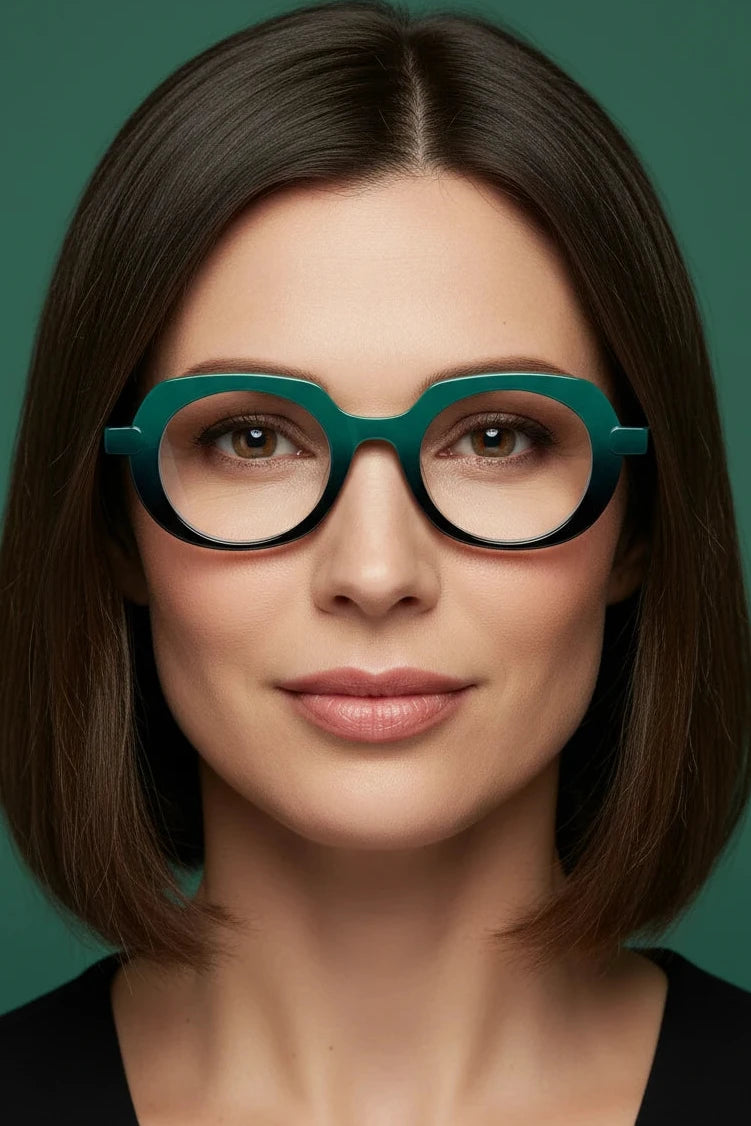 Retro Style Reading Glasses for Women Men Unisex Fashion Anti-blue Hyperopia Glasses Trendy Oval HD Lens Eyeglasses 0+1.0+4.0