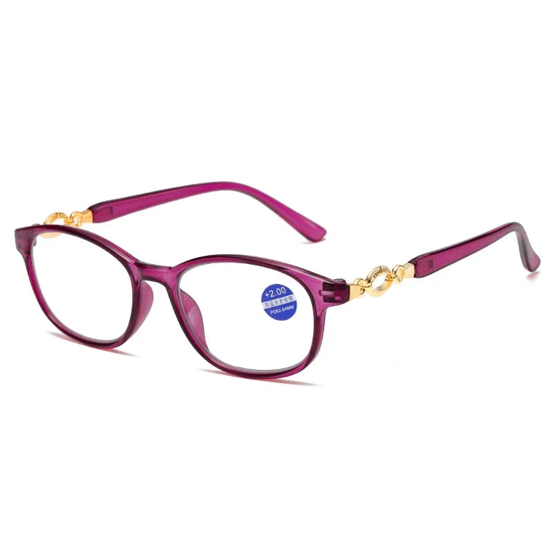 3 in 1 Progressive Multifocal Reading Glasses for Women Easy Look Far and Near Available +1.0 To +4.0 Strengths Eyeglasses
