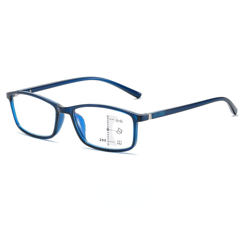 Progressive Multifocal Reading Glasses Men Women Presbyopic EyeGlasses with Diopter +1.5 To +3.5 Anti Blue Light Eyewear